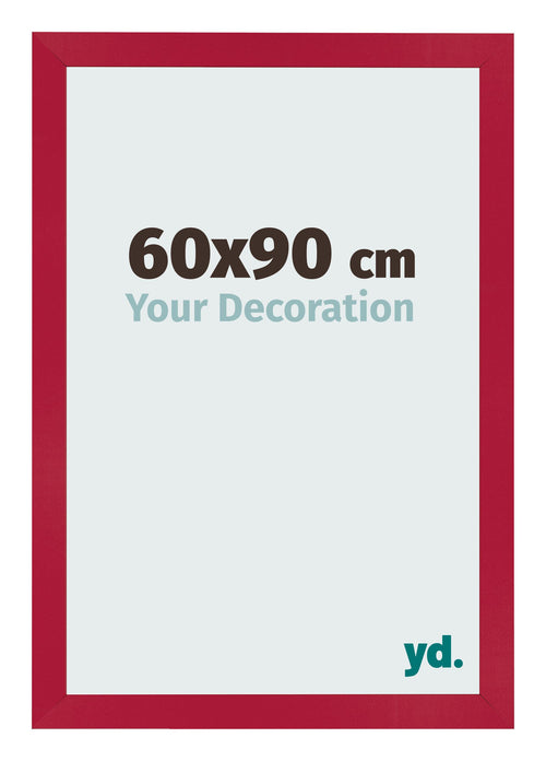 Bilderrahmen 60x90cm Rot MDF Bologna Vorne Messe | Yourdecoration.at