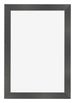 Bilderrahmen 60x90cm Schwarz Silber Poliert MDF Pisa Vorne | Yourdecoration.at