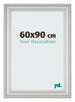 Bilderrahmen 60x90cm Silber Matt MDF Lazio Vorne Messe | Yourdecoration.at