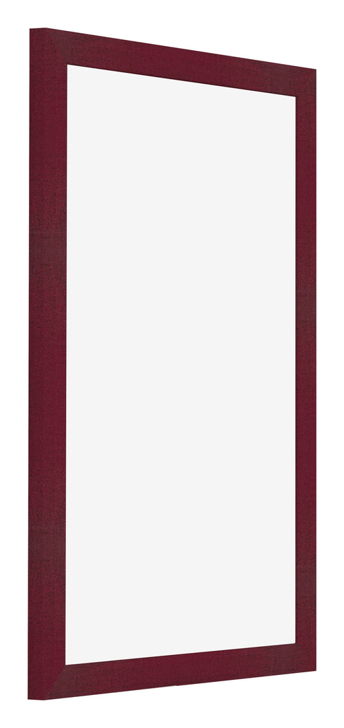 Bilderrahmen 60x90cm Weinrot Gewischt MDF Bologna Vorne Schrag | Yourdecoration.at
