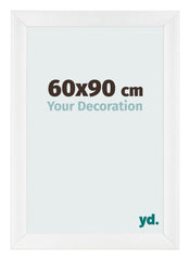 Bilderrahmen 60x90cm Weiß Vintage MDF Pisa Vorne Messe | Yourdecoration.at
