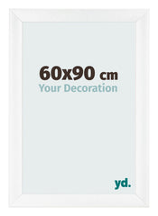 Bilderrahmen 60x90cm Weiß Vintage MDF Pisa Vorne Messe | Yourdecoration.at