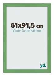 Bilderrahmen 61x91 5 cm Grun MDF Bologna Vorne Messe | Yourdecoration.at
