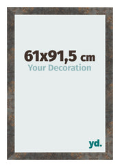 Bilderrahmen 61x91 5 cm Oxidiertes Metall MDF Bologna Vorne Messe | Yourdecoration.at