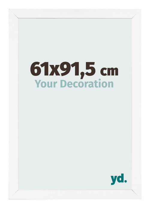 Bilderrahmen 61x91 5 cm Weiss Hochglanz MDF Bologna Vorne Messe | Yourdecoration.at