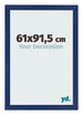 Bilderrahmen 61x91 5cm Dunkelblau Gewischt MDF Bologna Vorne Messe | Yourdecoration.at