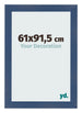 Bilderrahmen 61x91 5cm Dunkelblau Gewischt MDF Pisa Vorne Messe | Yourdecoration.at