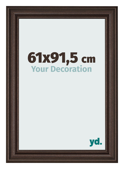 Bilderrahmen 61x91 5cm Eiche Dunkel MDF Lazio Vorne Messe | Yourdecoration.at