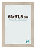 Bilderrahmen 61x91 5cm Eiche Rustikal MDF Pisa Vorne Messe | Yourdecoration.at
