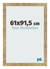 Bilderrahmen 61x91 5cm Gold Antik MDF Bologna Vorne Messe | Yourdecoration.at