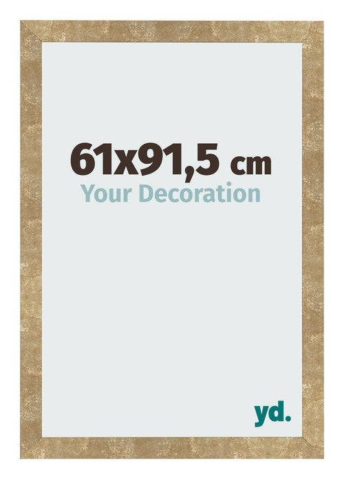 Bilderrahmen 61x91 5cm Gold Antik MDF Bologna Vorne Messe | Yourdecoration.at