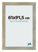 Bilderrahmen 61x91 5cm Gold Vintage MDF Pisa Vorne Messe | Yourdecoration.at