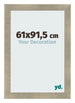 Bilderrahmen 61x91 5cm Gold Vintage MDF Pisa Vorne Messe | Yourdecoration.at
