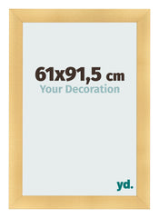 Bilderrahmen 61x91 5cm Gold Vintage MDF Pisa Vorne Messe | Yourdecoration.at