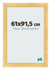 Bilderrahmen 61x91 5cm Gold Vintage MDF Pisa Vorne Messe | Yourdecoration.at