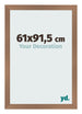 Bilderrahmen 61x91 5cm Kupfer Dekor MDF Bologna Vorne Messe | Yourdecoration.at