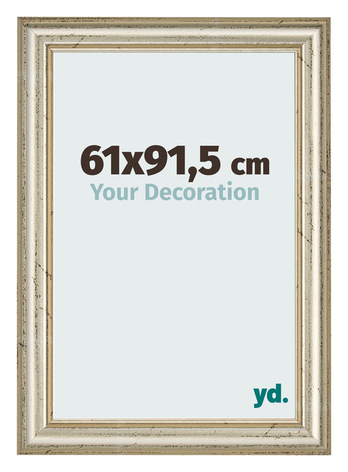 Bilderrahmen 61x91 5cm Metallglanz MDF Lazio Vorne Messe | Yourdecoration.at