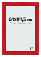 Bilderrahmen 61x91 5cm Rot MDF Pisa Vorne Messe | Yourdecoration.at