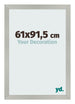 Bilderrahmen 61x91 5cm Silber Matt MDF Bologna Vorne Messe | Yourdecoration.at
