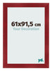 Bilderrahmen 61x91 5cm Weinrot Gewischt MDF Pisa Vorne Messe | Yourdecoration.at