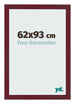 Bilderrahmen 62x93 cm Weinrot Gewischt MDF Bologna Vorne Messe | Yourdecoration.at