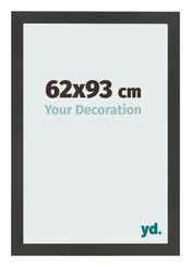 Bilderrahmen 62x93cm Antrazit MDF Bologna Vorne Messe | Yourdecoration.at