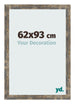 Bilderrahmen 62x93cm Blau Gold Meliert MDF Bologna Vorne Messe | Yourdecoration.at