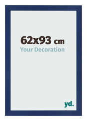 Bilderrahmen 62x93cm Dunkelblau Gewischt MDF Bologna Vorne Messe | Yourdecoration.at