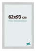 Bilderrahmen 62x93cm Edelstahl MDF Bologna Vorne Messe | Yourdecoration.at