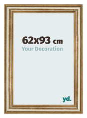 Bilderrahmen 62x93cm Gold Antik MDF Lazio Vorne Messe | Yourdecoration.at