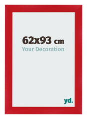 Bilderrahmen 62x93cm Rot MDF Pisa Vorne Messe | Yourdecoration.at