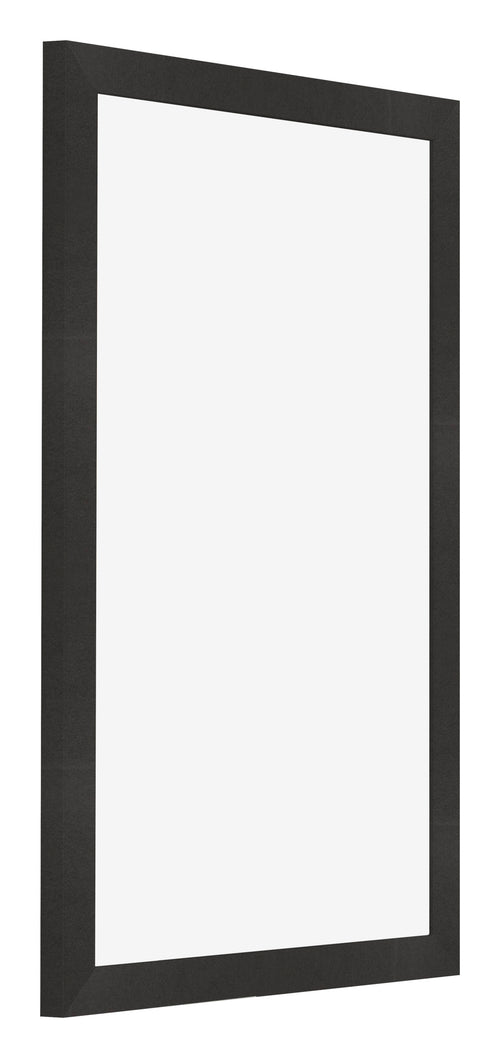 Bilderrahmen 62x93cm Schwarz Matt MDF Bologna Vorne Schrag | Yourdecoration.at