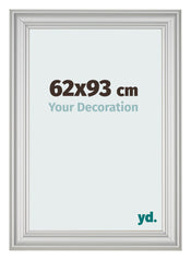 Bilderrahmen 62x93cm Silber Matt MDF Lazio Vorne Messe | Yourdecoration.at