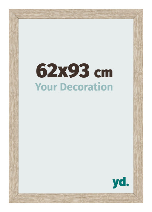Bilderrahmen 62x93cm Sonoma Eiche MDF Bologna Vorne Messe | Yourdecoration.at