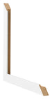 Bilderrahmen 62x93cm Weiss Hochglanz MDF Bologna Detail Querschnitte | Yourdecoration.at