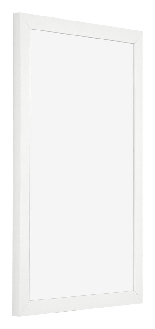 Bilderrahmen 62x93cm Weiss Hochglanz MDF Bologna Vorne Schrag | Yourdecoration.at