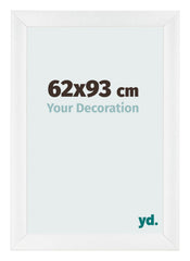 Bilderrahmen 62x93cm Weiß Vintage MDF Pisa Vorne Messe | Yourdecoration.at