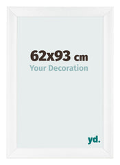 Bilderrahmen 62x93cm Weiß Vintage MDF Pisa Vorne Messe | Yourdecoration.at