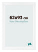 Bilderrahmen 62x93cm Weiß Vintage MDF Pisa Vorne Messe | Yourdecoration.at