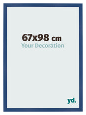 Bilderrahmen 67x98 cm Dunkelblau MDF Bologna Vorne Messe | Yourdecoration.at