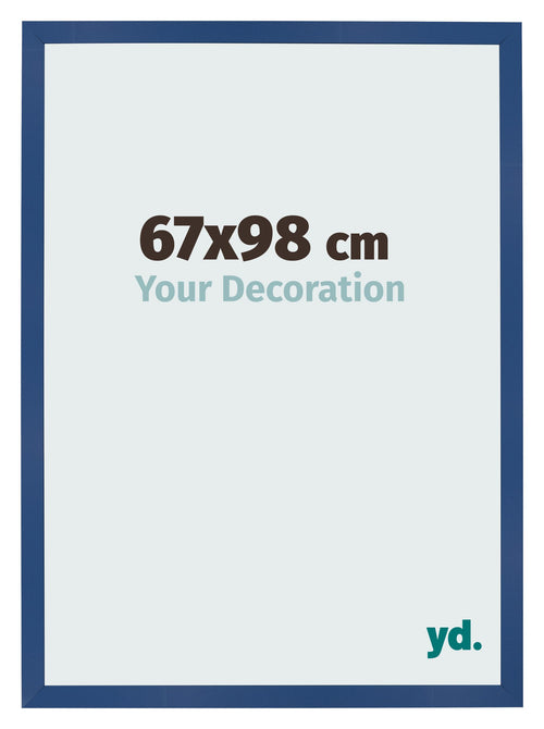 Bilderrahmen 67x98 cm Dunkelblau MDF Bologna Vorne Messe | Yourdecoration.at