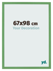Bilderrahmen 67x98 cm Grun MDF Bologna Vorne Messe | Yourdecoration.at