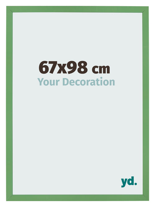 Bilderrahmen 67x98 cm Grun MDF Bologna Vorne Messe | Yourdecoration.at