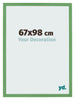 Bilderrahmen 67x98 cm Grun MDF Bologna Vorne Messe | Yourdecoration.at
