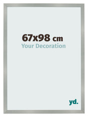 Bilderrahmen 67x98cm Aluminium Gebürstet MDF Bologna Vorne Messe | Yourdecoration.at