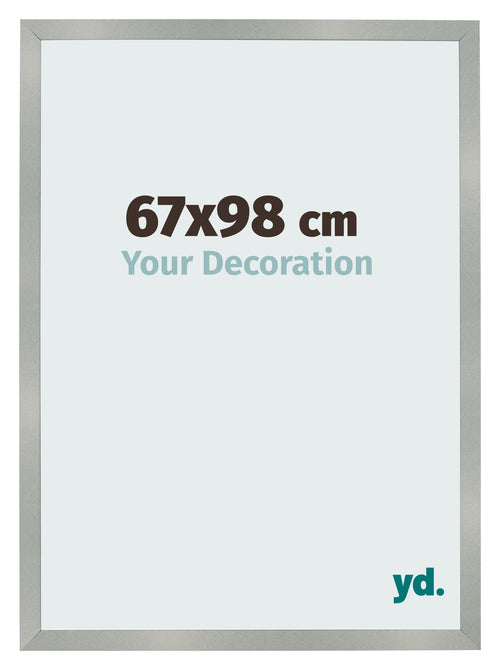 Bilderrahmen 67x98cm Aluminium Gebürstet MDF Bologna Vorne Messe | Yourdecoration.at