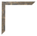 Bilderrahmen 67x98cm Blau Gold Meliert MDF Bologna Detail Ecke | Yourdecoration.at