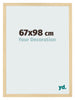 Bilderrahmen 67x98cm Buche Dekor MDF Bologna Vorne Messe | Yourdecoration.at
