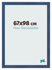 Bilderrahmen 67x98cm Dunkelblau Gewischt MDF Pisa Vorne Messe | Yourdecoration.at
