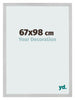 Bilderrahmen 67x98cm Edelstahl MDF Bologna Vorne Messe | Yourdecoration.at